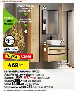 Leroy Merlin Szafka pod umywalkę Sensea Studio oferta