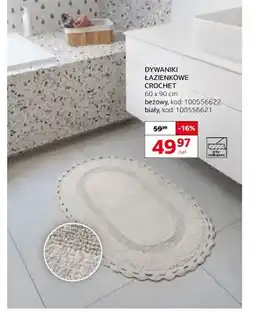 Komfort Dywanik łazienkowy Crochet 60x90 cm beżowy oferta