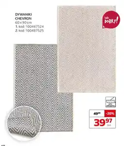 Komfort Dywanik Chevron 60x90 cm szary oferta