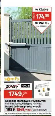 Leroy Merlin Napęd do bram przesuwnych Somfy oferta