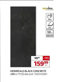 Komfort Płyta ścienna mineralna Modee Monreale Black Concrete oferta