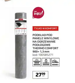 Komfort Podkład pod panele winylowe na ogrzewanie podłogowe Thermo Comfort 900+ 1,3 mm oferta