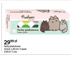 Empik Farby plakatowe Pusheen 12 kolorów oferta