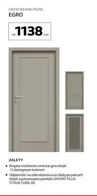 Komfort Drzwi wewnętrzne POL-SKONE Egro oferta