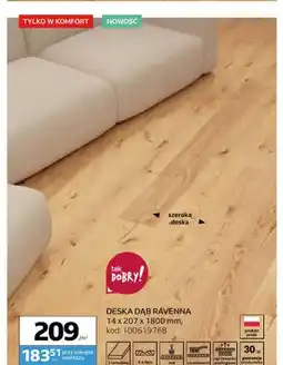 Komfort Deska dąb Ravenna Barlinek 14x207x1800 mm oferta