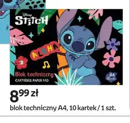 Empik Blok techniczny A4 Disney Stitch 10 kartek oferta