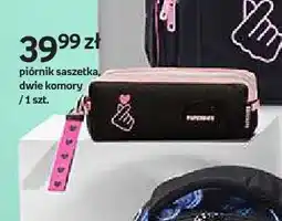 Empik Piórnik saszetka dwukomorowy BackUP różowy oferta