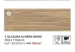 Komfort Glazura Almera Wood Opoczno 39,8x119,8 cm oferta