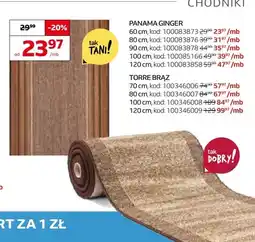 Komfort Chodnik Panama Ginger szerokość 60 cm oferta