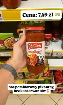 Dino Sos pomidorowy pikantny Pudliszki oferta