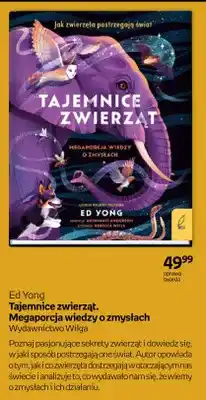 Empik Książka Tajemnice zwierząt. Megaporcja wiedzy o zmysłach Ed Yong oferta