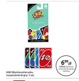 Empik Gra karciana UNO Wymiana kierunku rozszerzenie do gry Mattel Games oferta