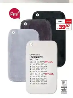 Komfort Dywanik łazienkowy Mellow 50x80 cm oferta