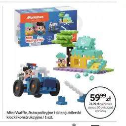 Empik Klocki konstrukcyjne Marioinex Mini Waffle Auto policyjne i sklep jubilerski oferta