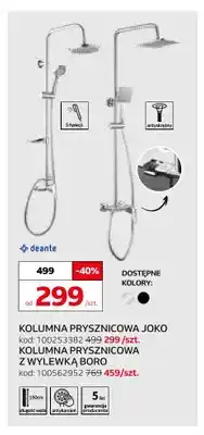 Komfort Kolumna prysznicowa Deante Joko oferta