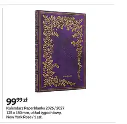 Empik Kalendarz Paperblanks 2026/2027 New York Rose 125x180 mm oferta