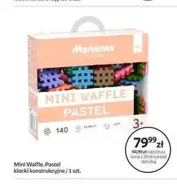 Empik Klocki konstrukcyjne Marioinex Mini Waffle Pastel oferta