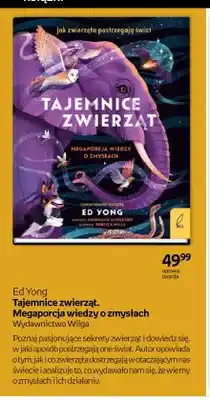 Empik Książka Tajemnice zwierząt. Megaporcja wiedzy o zmysłach Wydawnictwo Wilga oferta
