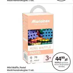 Empik Klocki konstrukcyjne Marioinex Mini Waffle Pastel oferta