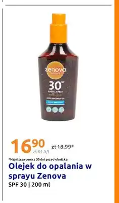 Action Olejek do opalania w sprayu Zenova SPF 30 oferta