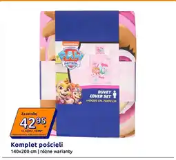 Action Komplet pościeli Paw Patrol 140x200 cm oferta