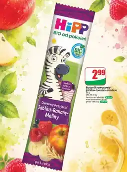 Dino Batonik owocowy jabłko-banan-malina HiPP Owocowy Przyjaciel oferta