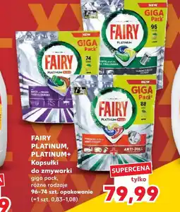 Kaufland Kapsułki do zmywarki Fairy oferta