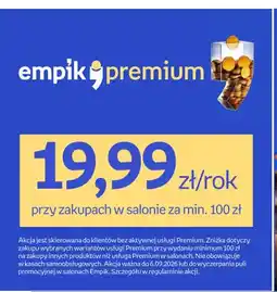 Empik Subskrypcja Empik Premium oferta
