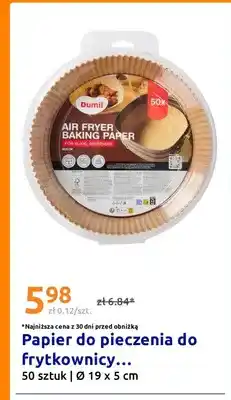 Action Papier do pieczenia do frytkownicy Dumil 50-pak Ø 19x5 cm oferta