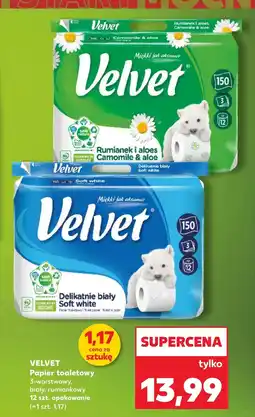 Kaufland Papier toaletowy Velvet oferta