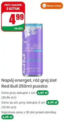 Dino Napój energetyczny różowy grejpfrut zioła Red Bull oferta