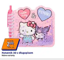 Action Notatnik 3D z długopisem oferta