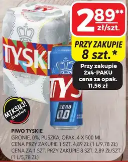 Top Market Piwo Tyskie Gronie 0% oferta