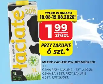 Mleko Łaciate 2% UHT MLEKPOL