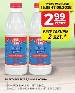Top Market Mleko Polskie 3,2% Mlekovita oferta