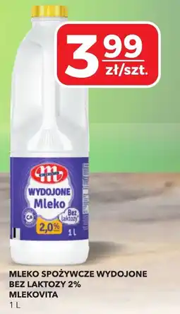 Top Market Mleko Spożywcze Wydojone Bez Laktozy 2% Mlekovita oferta