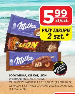 Top Market Lody Milka, Kit Kat, Lion oferta