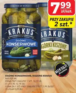 Top Market Ogórki Konserwowe, Kiszone Krakus oferta