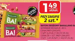 Top Market Baton Zbożowy Bakalland Ba! oferta