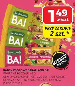 Top Market BATON ZBOŻOWY BAKALLAND BA! oferta