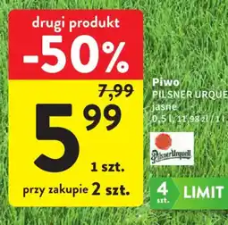 Intermarche Piwo PILSNER URQUE jasne oferta