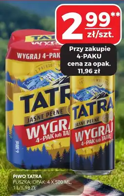 Top Market Piwo Tatra Jasne Pełne oferta