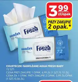 Top Market Chusteczki Nawilżane Aqua Fresh Baby oferta