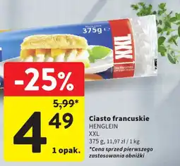 Intermarche Ciasto francuskie HENGLEIN XXL oferta