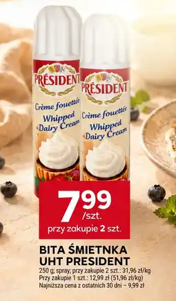 Stokrotka Bita śmietana President oferta