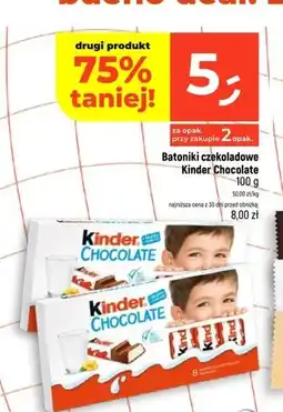 Dealz Batoniki Kinder Chocolate oferta