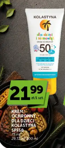 Groszek Krem Ochronny Dla Dzieci Kolastyna SPF50 oferta