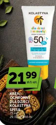 Groszek Krem Ochronny Dla Dzieci Kolastyna SPF50 oferta
