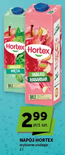 Groszek Napoje Hortex wybrane rodzaje oferta