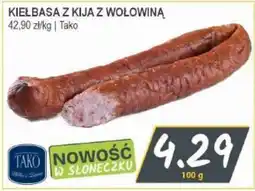 Słoneczko Kiełbasa z kija z wołowiną Tako oferta